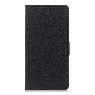 Huawei P Smart 2021 Handytasche "Litchi" - schwarz