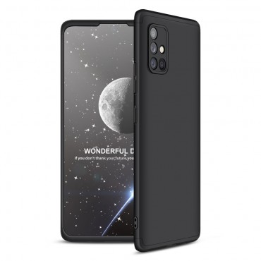 Samsung Galaxy A71 5G full body Handyhülle "Sleek" - schwarz