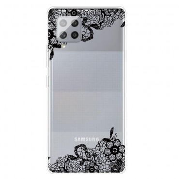 Samsung Galaxy A42 5G TPU Handyhülle "Black Lace"