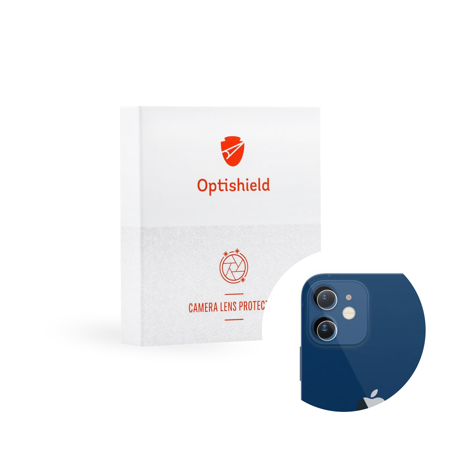 Kameraschutzglas für iPhone 12 Mini Optishield Pro hohe Qualität