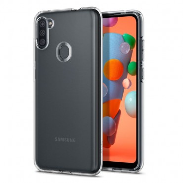 Spigen "Liquid Crystal" Handyhülle für Samsung Galaxy A11 - crystal clear