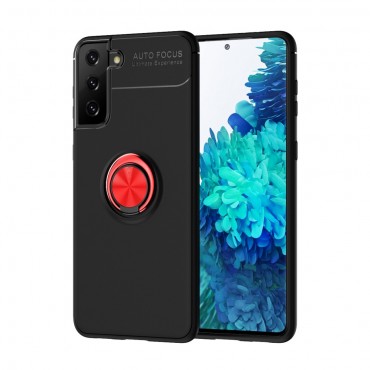 Samsung Galaxy S21 Plus TPU Handyhülle "Multi Ring" - rot