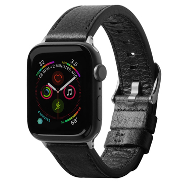 Ersatzarmband für Apple Watch Series 4 / 5 / SE / 6 44mm Ringke "Leather One Classic" - black