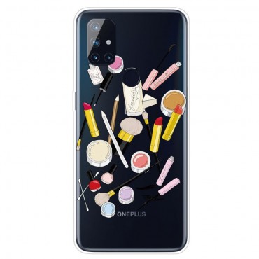 OnePlus Nord N100 TPU Handyhülle "MakeUp" - transparent