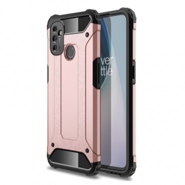 Robuste Handyhülle für OnePlus Nord N100 "Rock" - pink