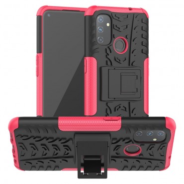 Handyhülle für OnePlus Nord N100 "Tough" - hybrid - pink