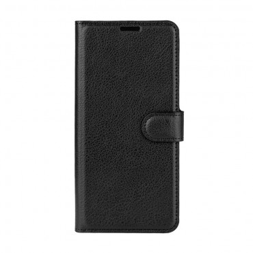 OnePlus Nord N100 Handytasche "Litchi" - schwarz