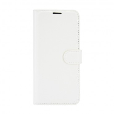 OnePlus Nord N100 Handytasche "Litchi" - weiß