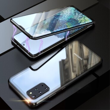 Magnet Full-body Handyhülle für Samsung Galaxy S20 Plus "Stronghold" - schwarz Magnet Full-body Handyhülle für Samsung Galaxy S20 Plus "Stronghold" - schwarz