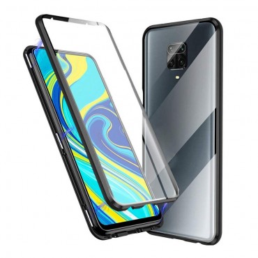 Magnet Full-body Handyhülle für Xiaomi Redmi Note 9 Pro Max / Redmi Note 9S / Redmi Note 9 Pro "Stronghold" - schwarz
