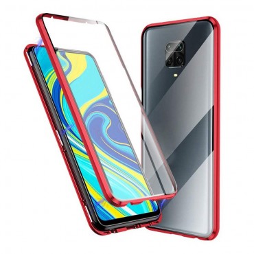 Magnet Full-body Handyhülle für Xiaomi Redmi Note 9 Pro Max / Redmi Note 9S / Redmi Note 9 Pro "Stronghold" - rot
