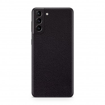 Folie für Samsung Galaxy S21 EXO® by Optishield - black leather (Back only)