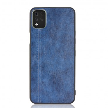 Hybrid TPU Handyhülle für LG K42 "Stitches" - blau