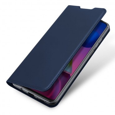 Samsung Galaxy M51 Handytasche aus Kunstleder "Skin" - dunkelblau