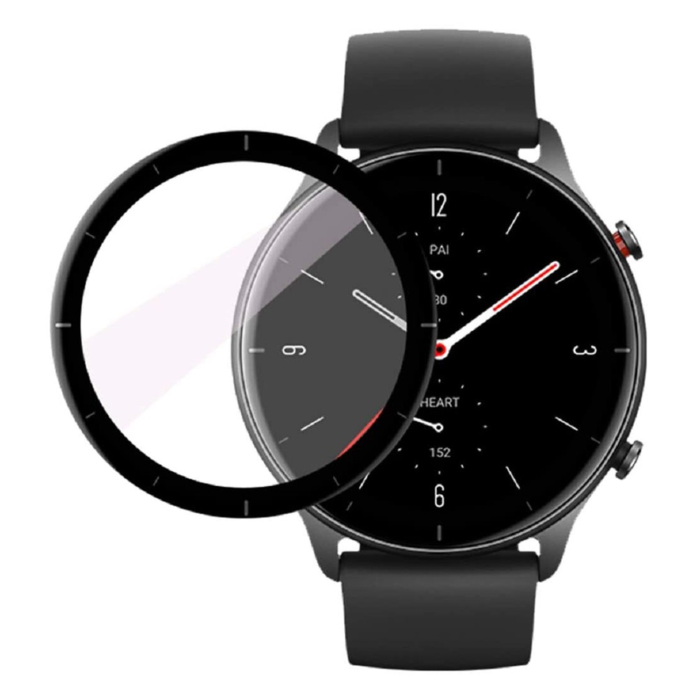 2-Pack Schutzfolien für Huami Amazfit GTR 2e - schwarz