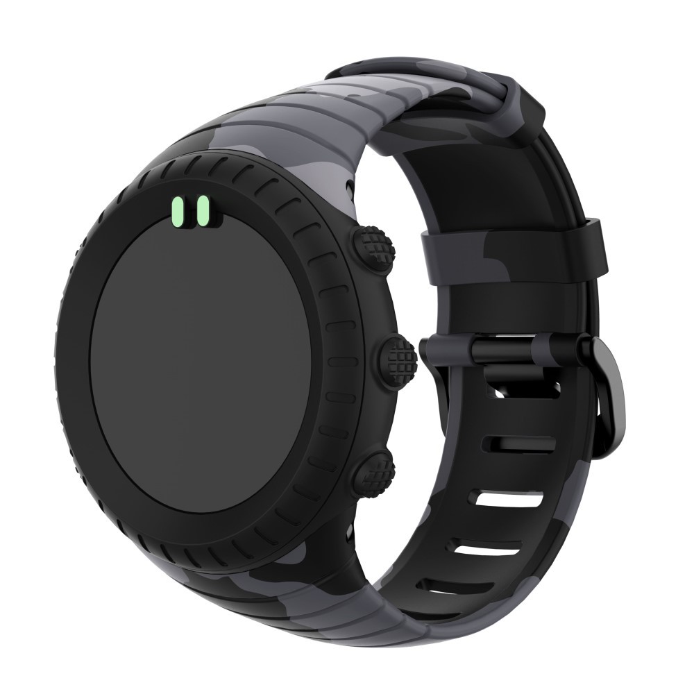 Ersatzarmband für Suunto Core "Camo X" aus Silikon - schwarz