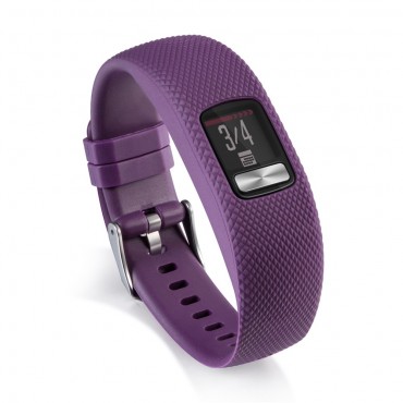 Ersatzarmband für Garmin Vivofit 4 "Lizard" aus Silikon - violett