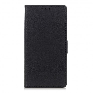 Xiaomi Redmi Note 10 / Redmi Note 10S Handytasche "Litchi" - schwarz