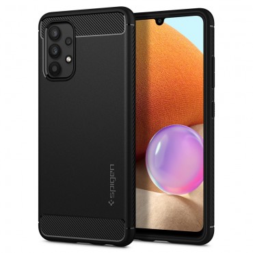 Handyhülle für Samsung Galaxy A52s 5G / Galaxy A52 / Galaxy A52 5G Spigen "Rugged Armor" - schwarz Handyhülle für Samsung Galaxy A52s 5G / Galaxy A52 / Galaxy A52 5G Spigen "Rugged Armor" - schwarz