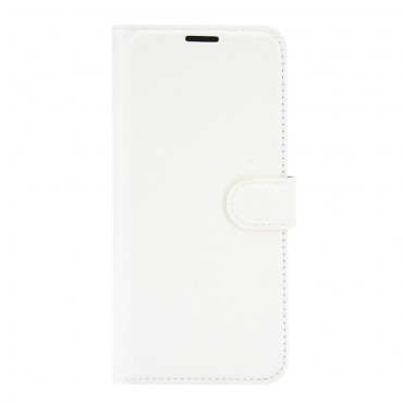 Xiaomi Redmi 9T Handytasche "Litchi" - weiß