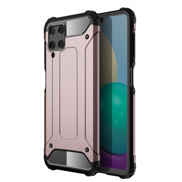 Robuste Handyhülle für Samsung Galaxy A22 "Rock" - pink