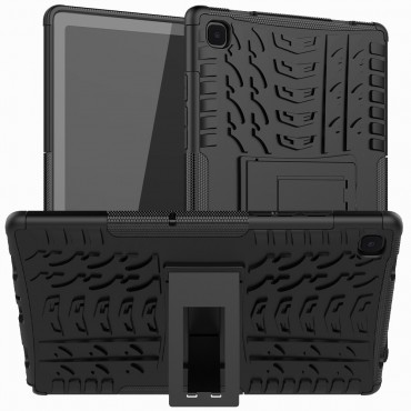 Handyhülle für Samsung Galaxy Tab A7 10.4 2020 "Tough" - hybrid - schwarz