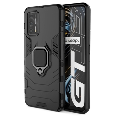Realme GT 5G robuste Handyhülle "Impact X Ring" - schwarz