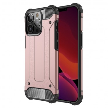 Robuste Handyhülle für iPhone 13 Pro "Rock" - pink
