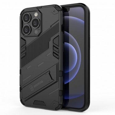Hybrid TPU Handyhülle für iPhone 13 Pro "Robust" - schwarz