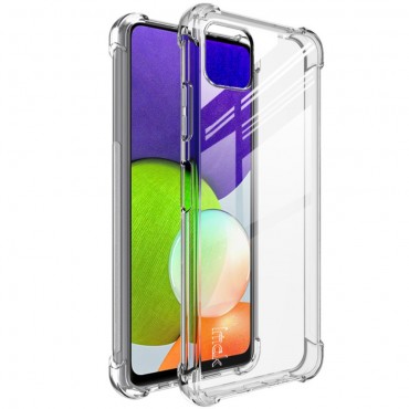 Hybrid TPU Handyhülle für Samsung Galaxy A22 5G "Robust" - transparent