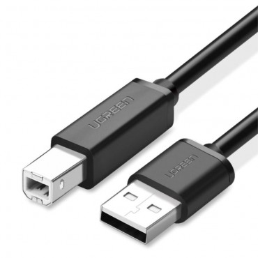 Druckerkabel "Ugreen" - USB-B auf USB-A Hochgeschwindigkeits-Datenübertragungskabel - 1m - schwarz