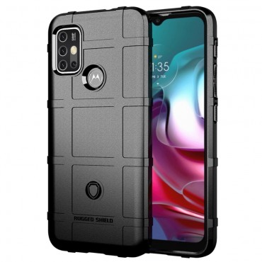 Motorola Moto G10 / G20 / G30 TPU Handyhülle "Square Grid" - schwarz Motorola Moto G10 / G20 / G30 TPU Handyhülle "Square Grid" - schwarz