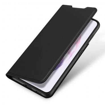 Samsung Galaxy S22 Handytasche aus Kunstleder "Skin" - schwarz Samsung Galaxy S22 Handytasche aus Kunstleder "Skin" - schwarz