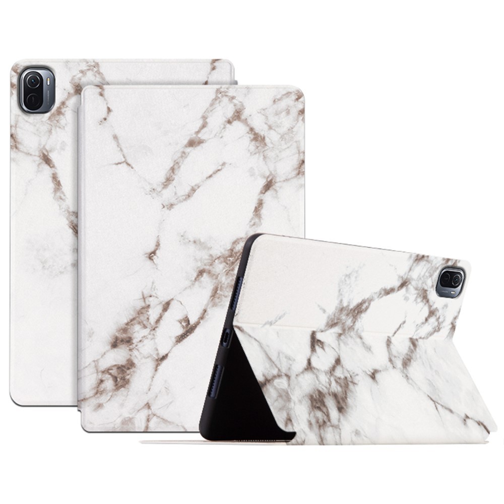 Cover für Xiaomi Pad 5 / Pad 5 Pro "Marble" - weiß